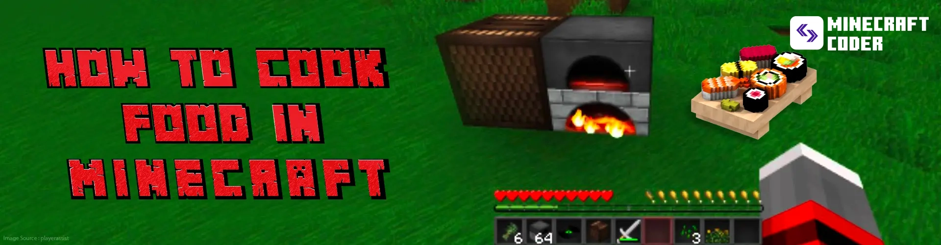 COOK FOOD IN MINECRAFT