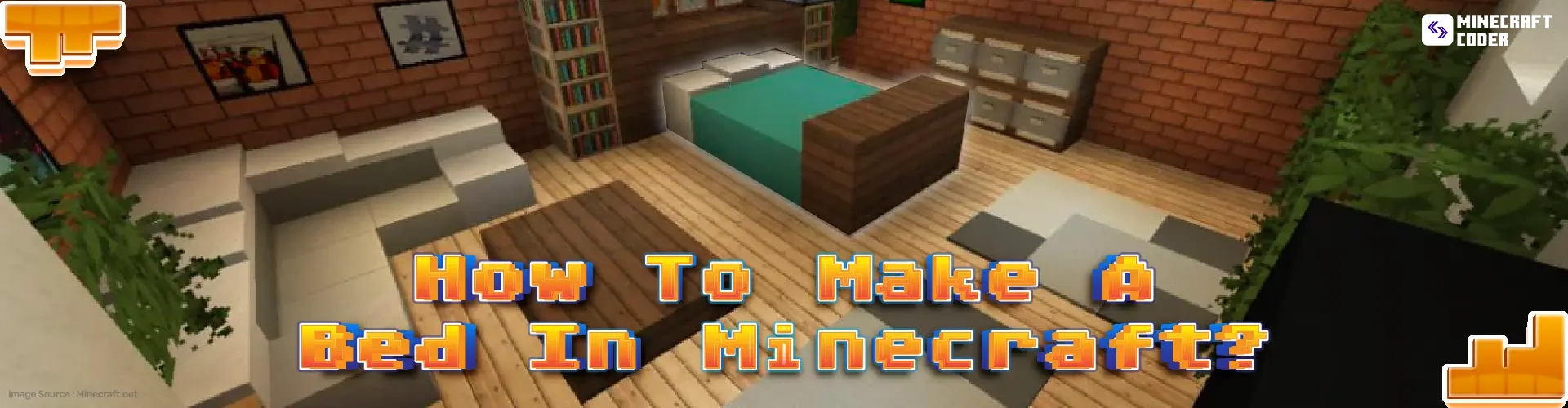 HOW TO MAKE A BED IN MINECRAFT