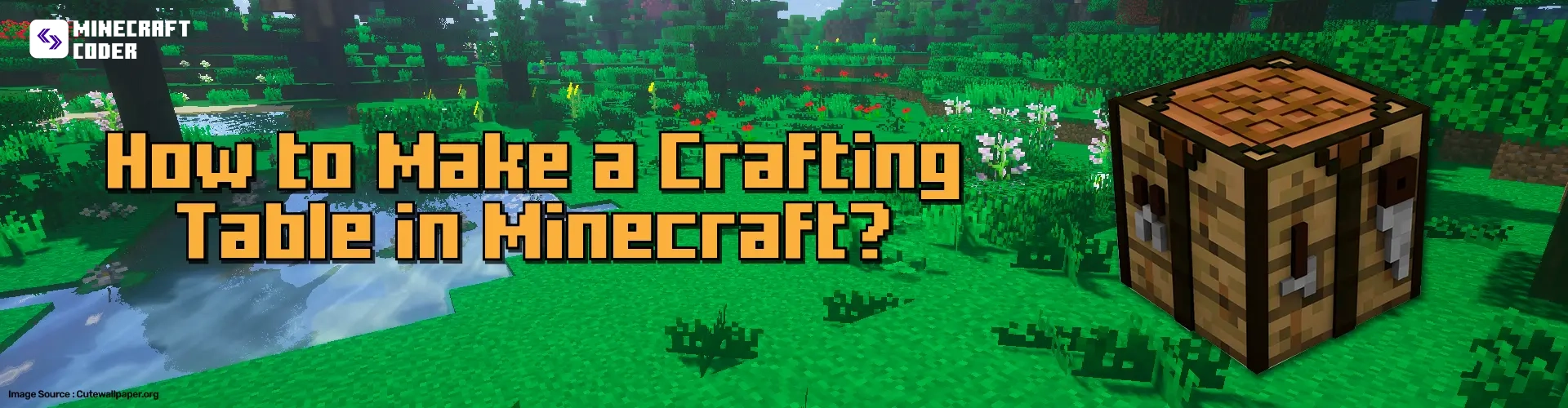 How to make a crafting table in minecraft