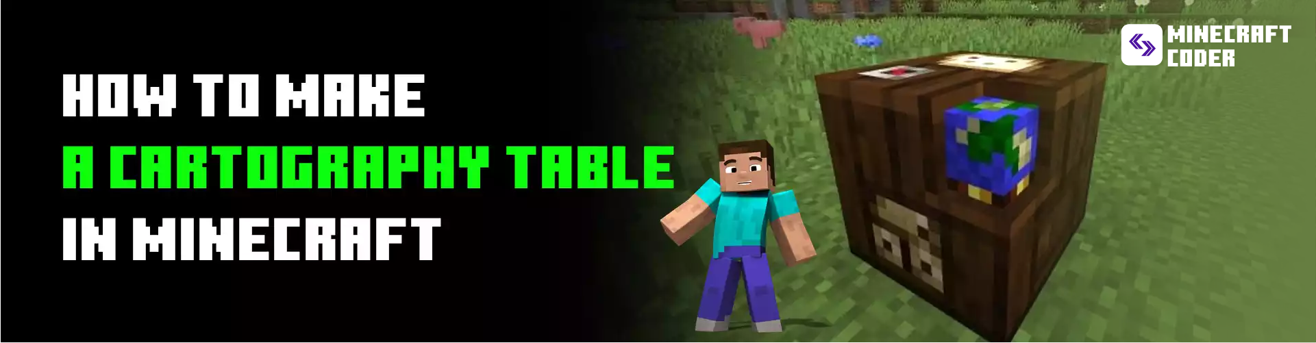 HOW TO MAKE A CARTOGRAPHY TABLE IN MINECRAFT