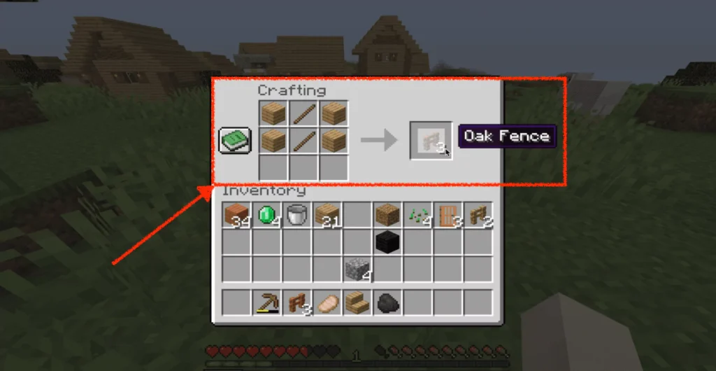 Oak Fence in Minecraft