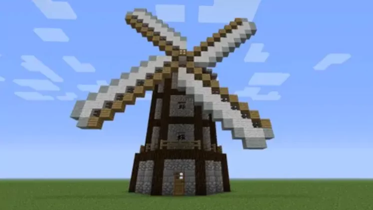  Simplest Minecraft Windmill